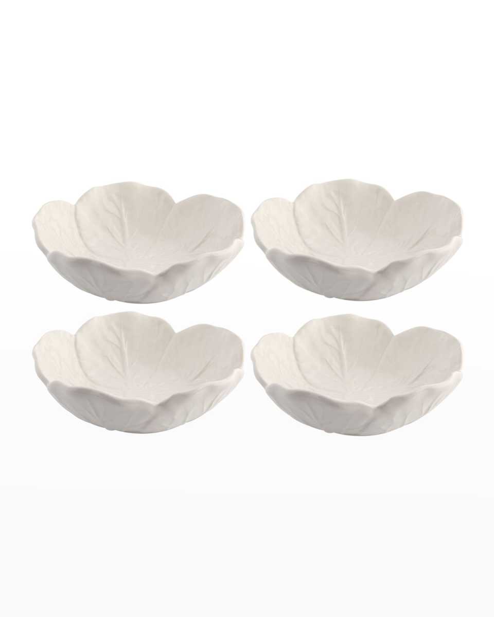 Cabbage 6 oz. Bowls, Beige - Set of 4